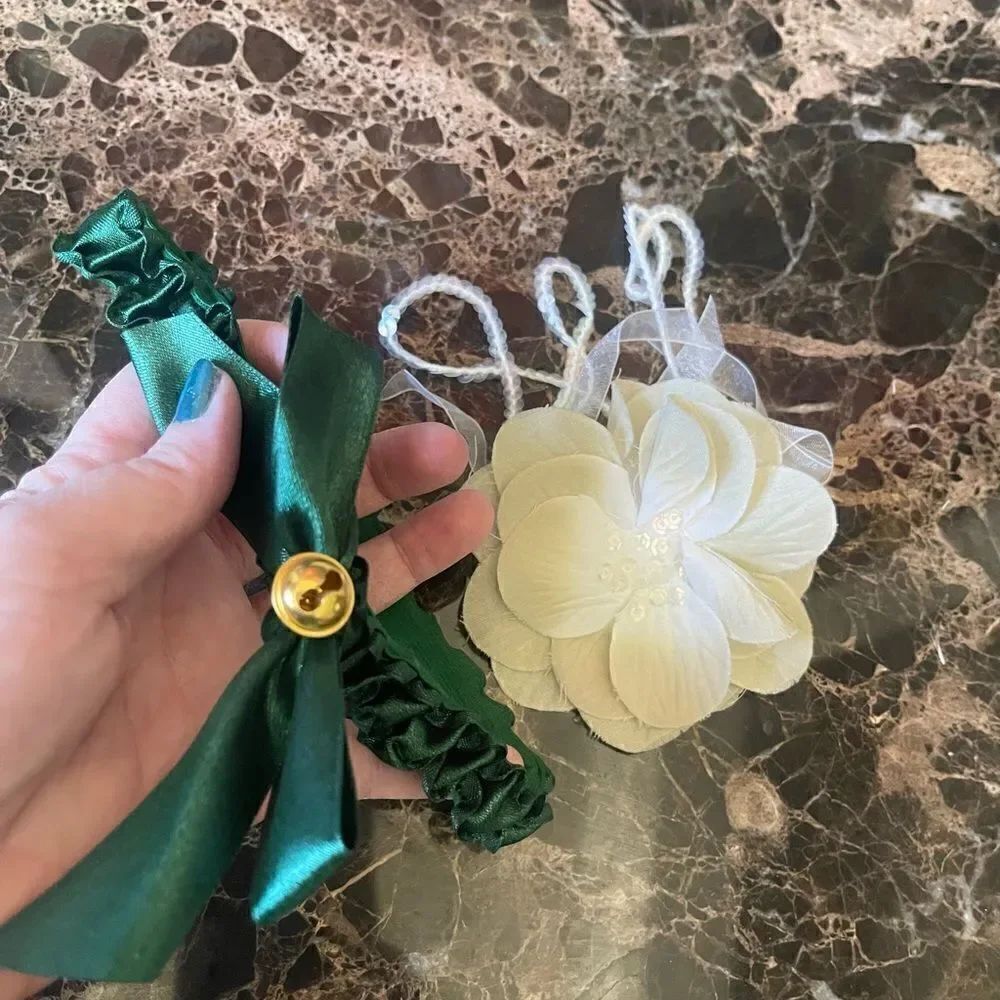 DIAMOND Painted Bookmark with Flower Appliqué. - Picture 13 of 16